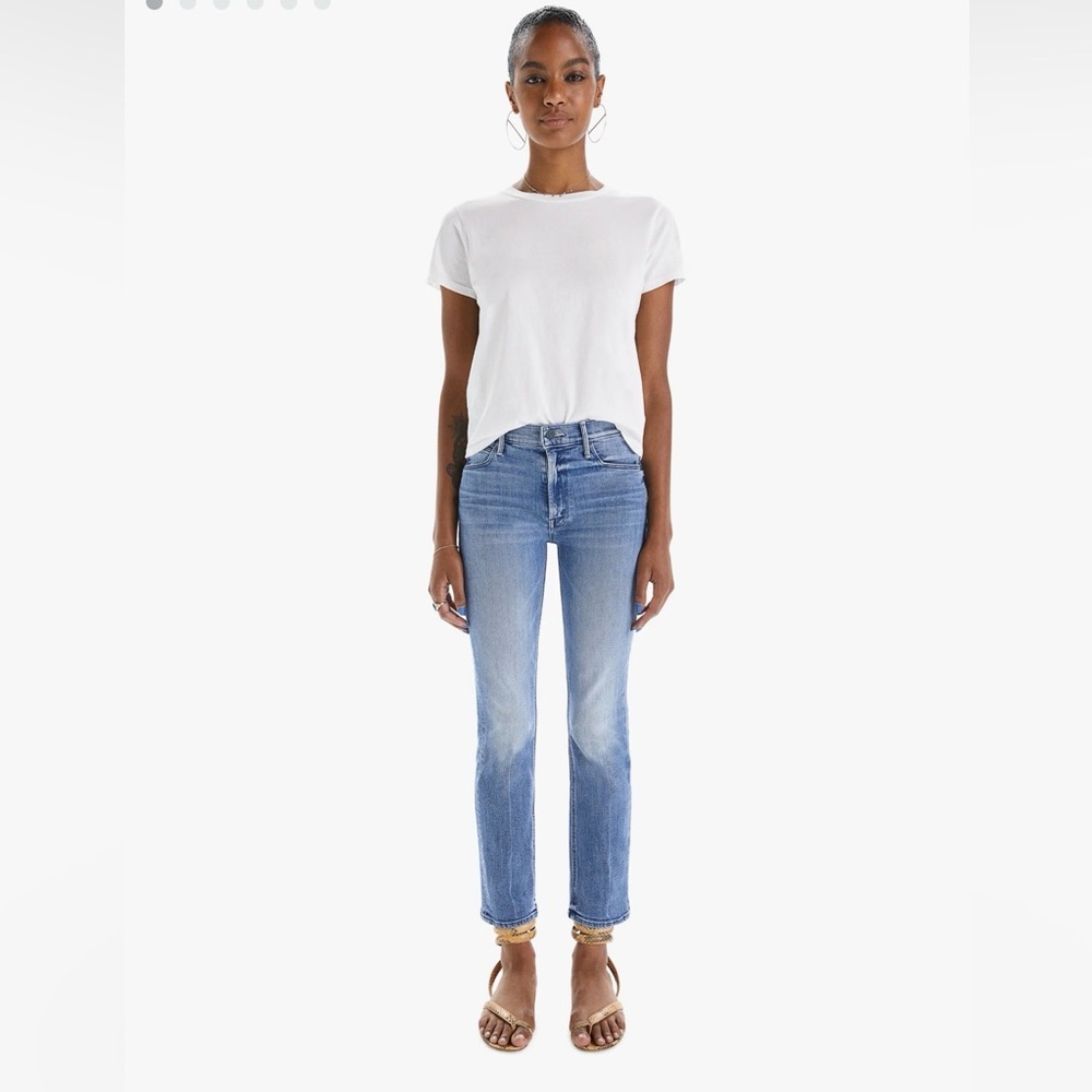 Mother Denim The Mid Rise Dazzler Ankle